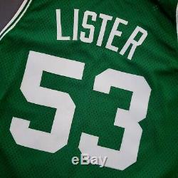100% Authentic Alton Lister Champion Celtics 96 97 Game Worn Jersey used issued