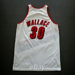 100% Authentic Rasheed Wallace 2001 Blazer Photomatched Game Worn Used Jersey