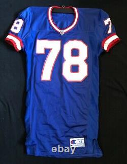 1992 Bruce Smith GAME USED Authentic NFL Jersey LOA With Signed Magazine BAS COA
