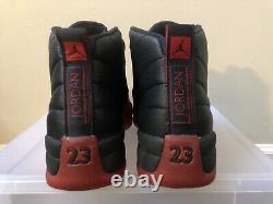 1997 Air Jordan 12 XII OG Flu Game Black Red 130690-061 Size 11 100% Authentic