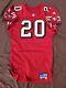 2001 Garrison Hearst Francisco 49ers #20 Game Issued Home Jersey 44 Signed