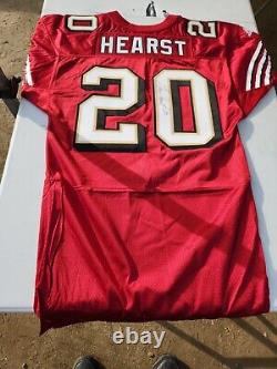 2001 Garrison Hearst Francisco 49ers #20 Game Issued home Jersey 44 signed