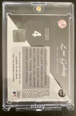 2001 Lou Gehrig Topps Tribute Authentic Game Used Bat HOF Rare Nice