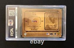 2001 Upper Deck Hank Aaron Hall Of Famers Authentic Bat Card Psa 8 Game Used Hof
