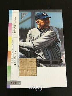 2003 TY COBB Auth GAME USED BAT Topps Gallery Baseball HOF Edition ARTifact SP