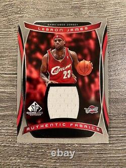 2004-05 SP Game Used Lebron James Authentic Fabrics GU Jersey Patch #AF-LJ