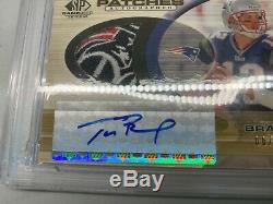 2004 SP Game Used Tom Brady Authentic Patches-Auto, Collectors Piece! 06/25