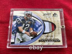 2004 Upper Deck SP Game Used TOM BRADY Game Worn Authentic Patches 30/100