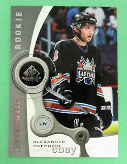 2005-06 SP Game Used ALEXANDER (ALEX) OVECHKIN RC Authentic Rookie #/999 CAPS