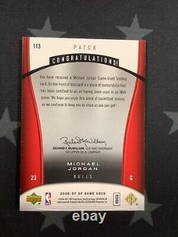 2006-07 Sp Game Used Edition Michael Jordan Authentic Fabrics Patch 21/25 #113