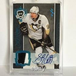 2007-08 UD THE CUP #21 SIDNEY CROSBY AUTHENTIC GAME USED PATCH AUTO 1/1 1of1