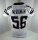 2010 San Diego Chargers Shawne Merriman #56 Game Used White Jersey
