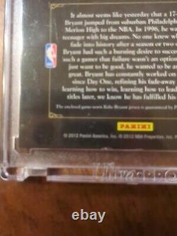 2012-13 Panini Kobe Bryant Anthology Authentic Game-Worn Patch 3/8