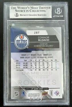 2015-16 SP Game Used #197 Connor McDavid 35/97 Authentic Rookie 8.5