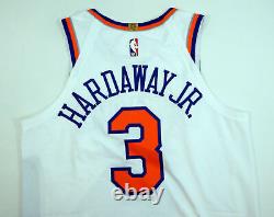 2018-19 New York Knicks Tim Hardaway Jr #3 Game Used White Jersey vs Nets 10 pts