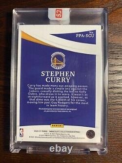 2020-21 Stephen Curry Immaculate game worn premium patch auto GOLD /10 ENCASED