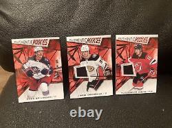 2021-22 Sp Game Used Hockey-authentic Rookies, Auto, Jersey, Patch Ssp#/15 Lot(24)