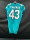 #43 Winston Chapman Miami Dolphins Team Issued/game Used Authentic Nike Jersey