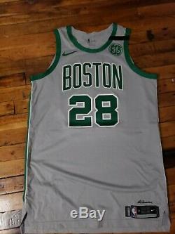 Abdel Nader Boston Celtics Authentic Gray Game Worn Jersey NBA Nike Size 52