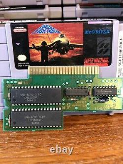 Aero Fighters SNES (Super Nintendo, 1994) Pre-Owned, Authentic
