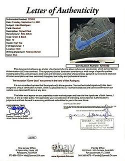 Alex Rodriguez Autographed Game Used High Top Cleat Mariners Dual Authenticated