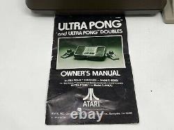 Atari Ultra Pong Doubles Video Game Console withOrig Box Authentic Tested Works
