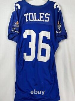 Authentic 2003 Blue-Gray Penn State Toles Game Used Jersey