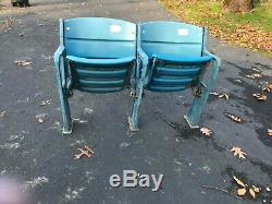 Authentic Game Used Yankee Double Seat Pair from Yankee Stadium