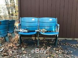 Authentic Game Used Yankee Double Seat Pair from Yankee Stadium
