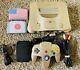 Authentic Gold Nintendo 64 N64 Oem Console Set + Games Region Free Fast Ship