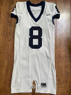 Authentic Nike Penn State Game Used Worn #8 Away Jersey Sz 42