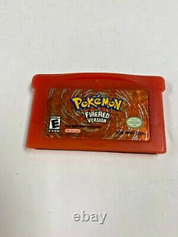 Authentic Nintendo Game Boy Advance Pokemon FireRed (2004) Game