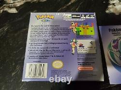 Authentic Pokemon Crystal Version (Game Boy Color, 2001) CIB Complete /w Manual