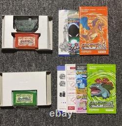 Authentic Pokemon Gameboy Advance Games Complete Japanese TESTED Emerald, FR LG