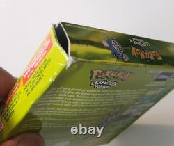 Authentic Pokemon Leaf Green Box And Manual
