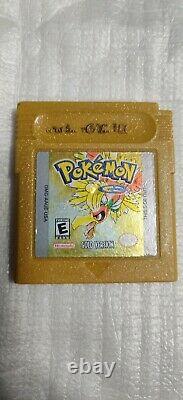 Authentic Pokemon Red Blue Yellow Silver Gold Crystal lot + GBC printer & camera