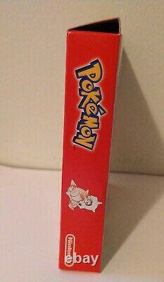 Authentic Pokemon Red Version 1998 Nintendo Game Boy, Charizard BOX ONLY