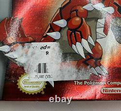 Authentic Pokemon Ruby Version Nintendo GBA Complete Video Game boy advance