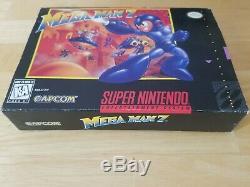 Authentic SNES Mega Man 7 Box Original Vintage