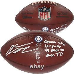 Autographed Colts Game Used Football Fanatics Authentic COA Item#11161806