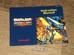Bionic Commando Nintendo Nes Complete CIB Good Condition Authentic