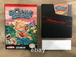 Bonk's Adventure Rare NES Game With Original Authentic Cartridge And Box