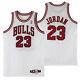 Bulls Michael Jordan Authentic Signed 1997-1998 Game Used White Nike Uniform Bas