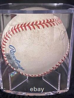 CHRIS HESTON No Hitter Game Used Signed Baseball MLB Authenticated Ball