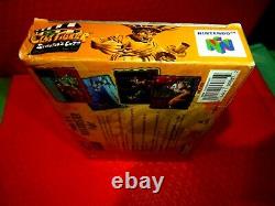 CLAY FIGHTER Sculptor's Cut Nintendo 64 Authentic BOX, INSERT & MANUAL ONLY
