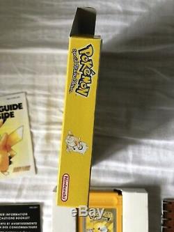COMPLETE Pokemon Yellow Version Special Pikachu Edition AUTHENTIC IN BOX MINT