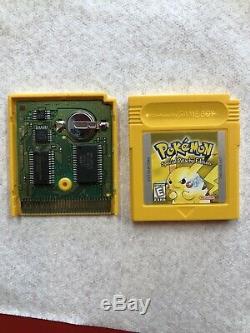 COMPLETE Pokemon Yellow Version Special Pikachu Edition AUTHENTIC IN BOX MINT