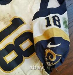 COOPER KUPP 2019 Game Worn Used PHOTO MATCHED NFL RAMS Authentic Football Jersey