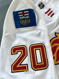 Calgary Flames Game Worn Used Issued Authentic Adidas MiC Team NHL Hockey Jersey