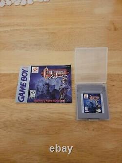 Castlevania Legends (Nintendo Game Boy) GB with Manual AUTHENTIC! Check it out